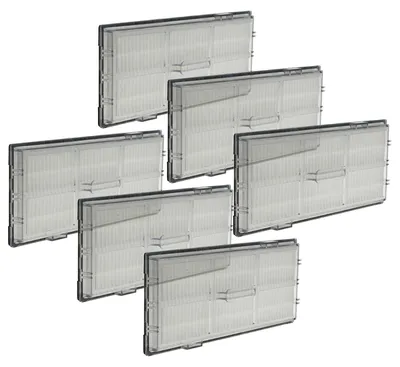 Produktbild von vhbw 6x HEPA-Filter Ersatz für Roborock 8020082 für Saugroboter - Luftfilter