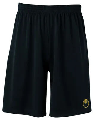 Produktbild von uhlsport Center II Basic Shorts ohne Innenslip Schwarz/Gold 152