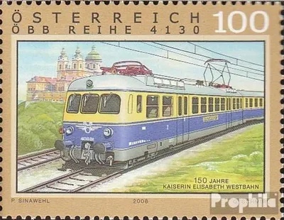 Produktbild von Briefmarken Österreich 2008 Mi 2762 (kompl.Ausg.) gestempelt Eisenbahnen