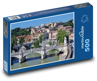 Obrázek produktu pro martinpuzzle - Puzzle 500 - Itálie - Řím, most