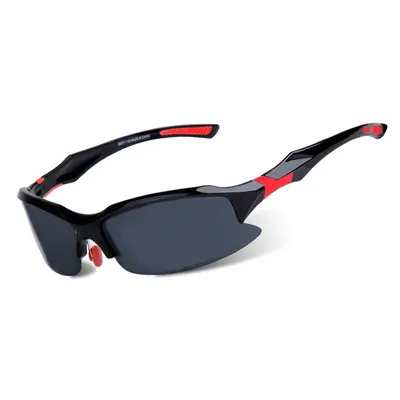 Imagen del producto de Gafas de sol deportivas polarizadas de alta calidad para una protección ocular óptima durante actividades al aire libre. Gafas para ciclistas, color rojo