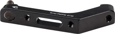 Immagine prodotto di Elvedes Adattatore pinza freno a disco posteriore con montaggio piatto/post mount per bicicletta Nero 160 mm Nero 160 mm