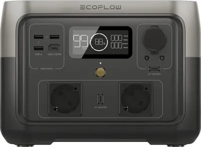 Immagine prodotto di Generatore di corrente portatile RIVER 2 Max, 512 Wh, 500 W (1000 W di picco), 2 uscite CA