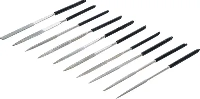 Produktbild von BGS 1920 Diamantfeilen, gerade, 140x3 mm, 10-tlg.
