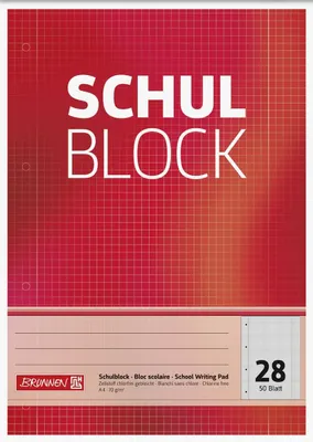 Immagine prodotto di 10XBRUNNEN 1052528 Schulbl A4 70g 50Bl