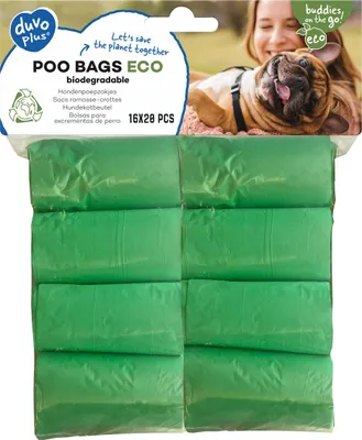 Obrázok produktu pre Duvoplus Hundekotbeutel eco - grün - 8 x 20 Stück