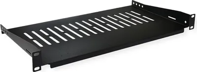 Imagen del producto de Soporte para dispositivos de 19 pulgadas, 485 x 250 mm, capacidad máxima de 10 kg, color