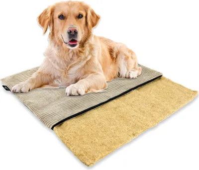 Produktbild von Hanfmatte Mit Cordbezug In Gr.3 Beige