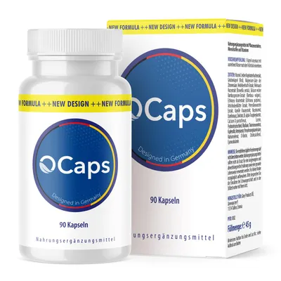 Produktbild von O Caps | mit Pflanzenextrakten, Mineralstoffen und Vitaminen | 90 Kapseln pro Dose