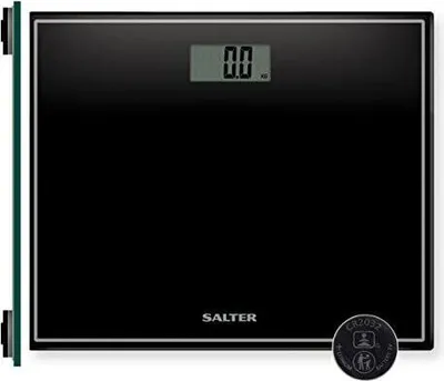 Obrázek produktu pro Salter 9207 BK3R, Elektronická osobní váha, 150 kg, Černá, kg, lb, ST, Čtverec, Tvrzené sklo
