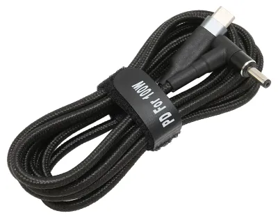 Image de Câble d'alimentation pour ordinateur portable JORINDO, connecteur USB-C mâle vers DC mâle, 4,0 x 1,35 mm, pour Asus 100 W (JD06112, 2 m)
