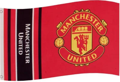 Obrázek produktu pro Manchester United FC - Vlajka, nápis TA4609 (jedna velikost) (červená)