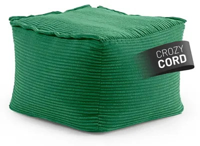 Image de LUMALAND Pouf modulaire en velours côtelé pour canapé modulaire - Pouf d'intérieur 140 L