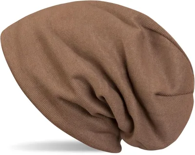 Produktbild von styleBREAKER warme Feinstrick Beanie Mütze mit sehr weichem Fleece Innenfutter, Longbeanie unifarben, Uni 04024092
