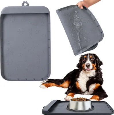Produktbild von Silikonunterlage 45x31cm unter Napf für Hund Katze