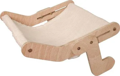 Produktbild von Famanu Katzenhängematte für Fenster oder glatte Oberflächen - komfortabler Liegeplatz mit stabilem Rahmen und Saugnäpfen - platzsparendes Katzenbett