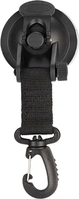 Produktbild von Saugnapf-Haken-Karabiner, leicht, tragbar, stark, tragend, robust, zum Aufhängen, Camping-Zubehör, Schwarz