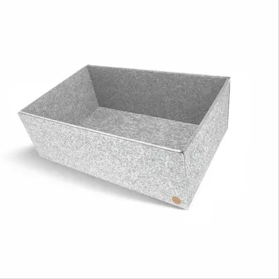 Produktbild von Aufbewahrungsbox CLEAN Filz 36 x 56 x 20 cm ohne Deckel in hellgrau meliert