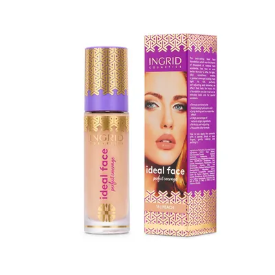 Zdjęcie produktu dla INGRID Cosmetics IDEAL FACE, Krem, Krem przeciwzmarszczkowy, Elastyczność, Matujący, Nawilżający, Wygładzający, Beżowy, 30 ml, Kobiety, E