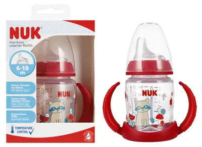 Produktbild von NUK Trinklernflasche 150 ml 6m+ rot 10215335