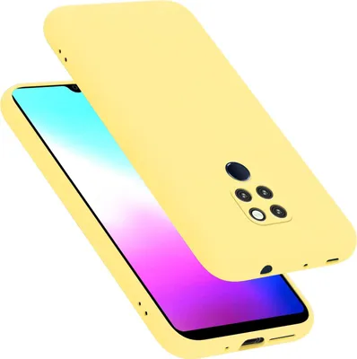 Produktbild von Cadorabo Schutzhülle für Huawei MATE 20 Hülle in Gelb Handyhülle Case Cover TPU Etui
