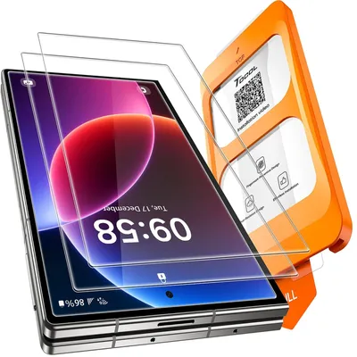 Image de Film de protection d'écran pour Samsung Galaxy Z Fold 8 avec verre trempé 9H+, 2 pièces