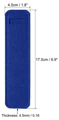 Produktbild von Filzstift Etui 4Pack Stifteetui Kugelschreiber-Etui Filz Bleistift Tasche Mini Schutzhš¹lle Etui Halter Blau