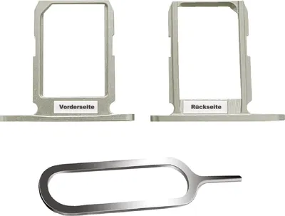 Produktbild von Samsung Galaxy S6 G920F Sim Karten Halter Tray Adapter Fach Stecker Slot + Nadel Gold