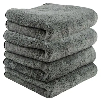 Produktbild von Mikrofasertuch 4 Stück, 1200 GSM, 40x40 cm, Poliertuch Für Auto Und Motorrad