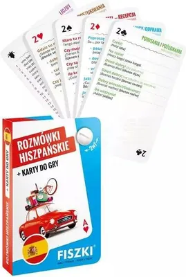 Obrázek produktu pro Rozmówki hiszpańskie i karty do gry 2w1