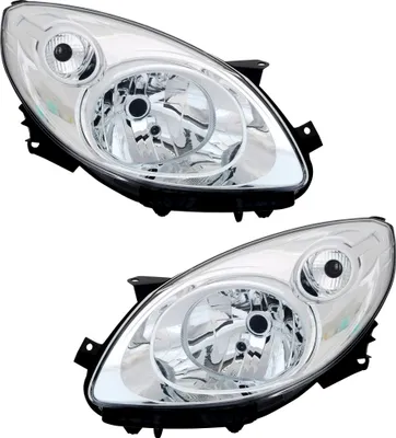 Produktbild von TYC Scheinwerfer Set für Renault Twingo 2 CN0 3/2007- Chrom H4 Motor LWR