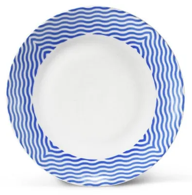 Produktbild von Leander Porzellan Dessertteller, 21 cm, Tschechisches Porzellan, Leander, BeFree, blau