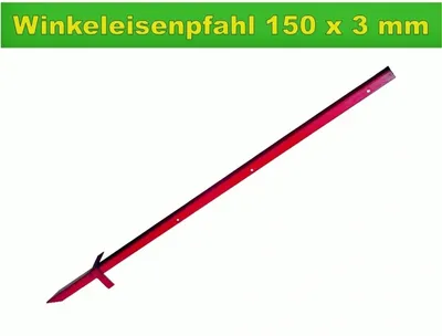 Produktbild von Weidezaun Winkeleisen Pfahl Weidezaunpfahl 150x3mm ohne Isolator