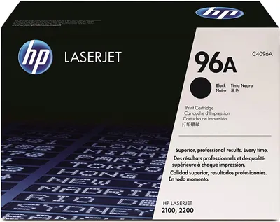 Produktbild von C4096A  HP 96A Black Original LaserJet Toner Cartridge Tonerkartusche 1 Stück(e) Schwarz