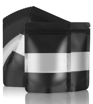 Productafbeelding van 100 Hersluitbare Mylar Zakken met Ritssluiting 10 x 15 cm