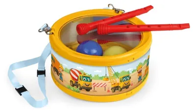 Productafbeelding van Lena 52641, Speelsets voor drums, Drumstel, Geschikt voor kinderen vanaf 3 jaar, Meerkleurig