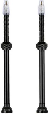 Image de Valves Tubeless Vision en aluminium Noir 70 mm Noir 70 mm