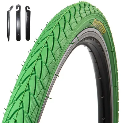 Produktbild von 1 x Roverstone Fahrradreifen 28 x 1,40 (37-622) Grün inkl. Reifenheber