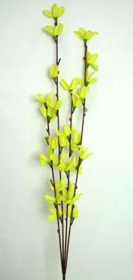 Produktbild von 1 Forsythien-Zweig künstlich grün ca. 70 cm