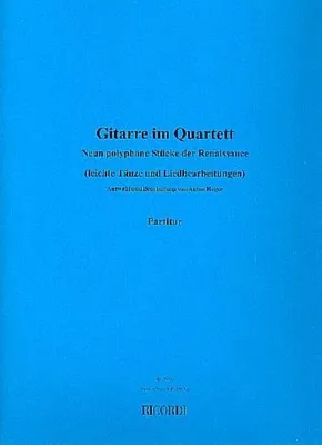 Produktbild von Gitarren im Quartett 9 polyphoneStücke der Renaissance für
