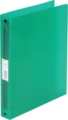 Immagine prodotto di Q-Connect® KF02906 Raccoglitore ad anelli trasparente - A4, 4 anelli, Ø 25 mm, verde-trasparente