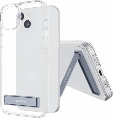 Produktbild von imoshion Back Cover mit Ständer iPhone 15 Plus - Transparent