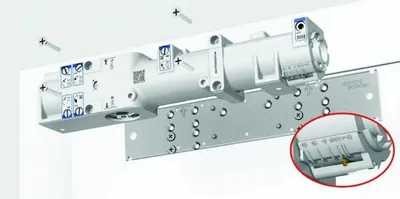 Produktbild von Türschließer TS 98 XEA DORMA - Komplettpaket Schwarz - 44110319