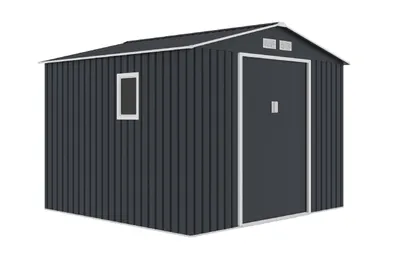 Zdjęcie produktu dla Domek Narzędziowy Ogrodowy Garaż Metalowy 276X189X213CM