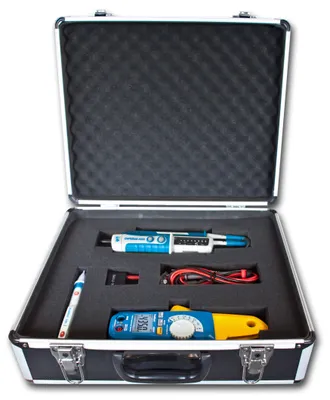 Image de PeakTech P 8101 - Kit d'appareils de mesure dans une mallette de transport « Électricité »