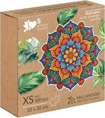 Immagine prodotto di Puzzle 100 Milliwood Pace e armonia Mandala Radości