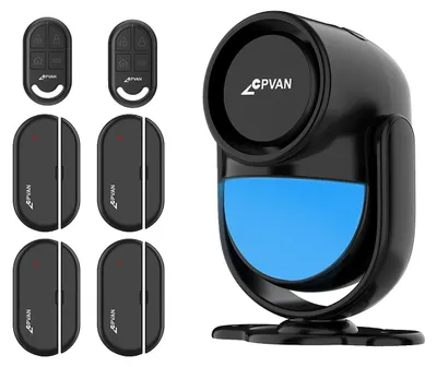 Obrázok produktu pre Inteligentný poplachový systém, poplach 120 dB, snímače pohybu a dverí, sada C čierna
