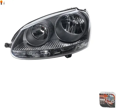 Zdjęcie produktu dla Reflektory + żarówki Osram Night Breaker Laser, pasujące do VW Golf V 1K, strona lewa, numery części: 1K6941005C, 1K6941005D, 1K6941005M, 1K6941005A, 1K6941029C