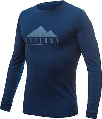 Zdjęcie produktu dla Koszulka Sensor Merino Air PT Explore męska długa granatowa wielkość 2XL 22200009-04