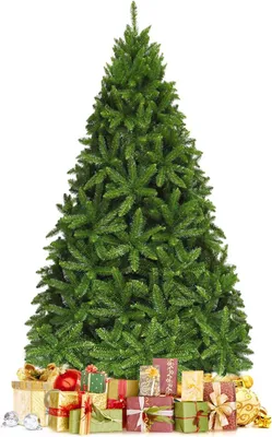 Produktbild von GOPLUS 180 cm künstlicher Weihnachtsbaum, Klappbarer Tannenbaum mit 1250 Spitzen & Metallständer, Festtagsdekoration, , Einfache Montage (ohne Dekoration)